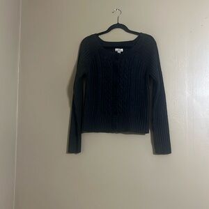 SO Sweater Sz Junior XL Wearit Declareit Wool Blend Knitted Textured Cardigan